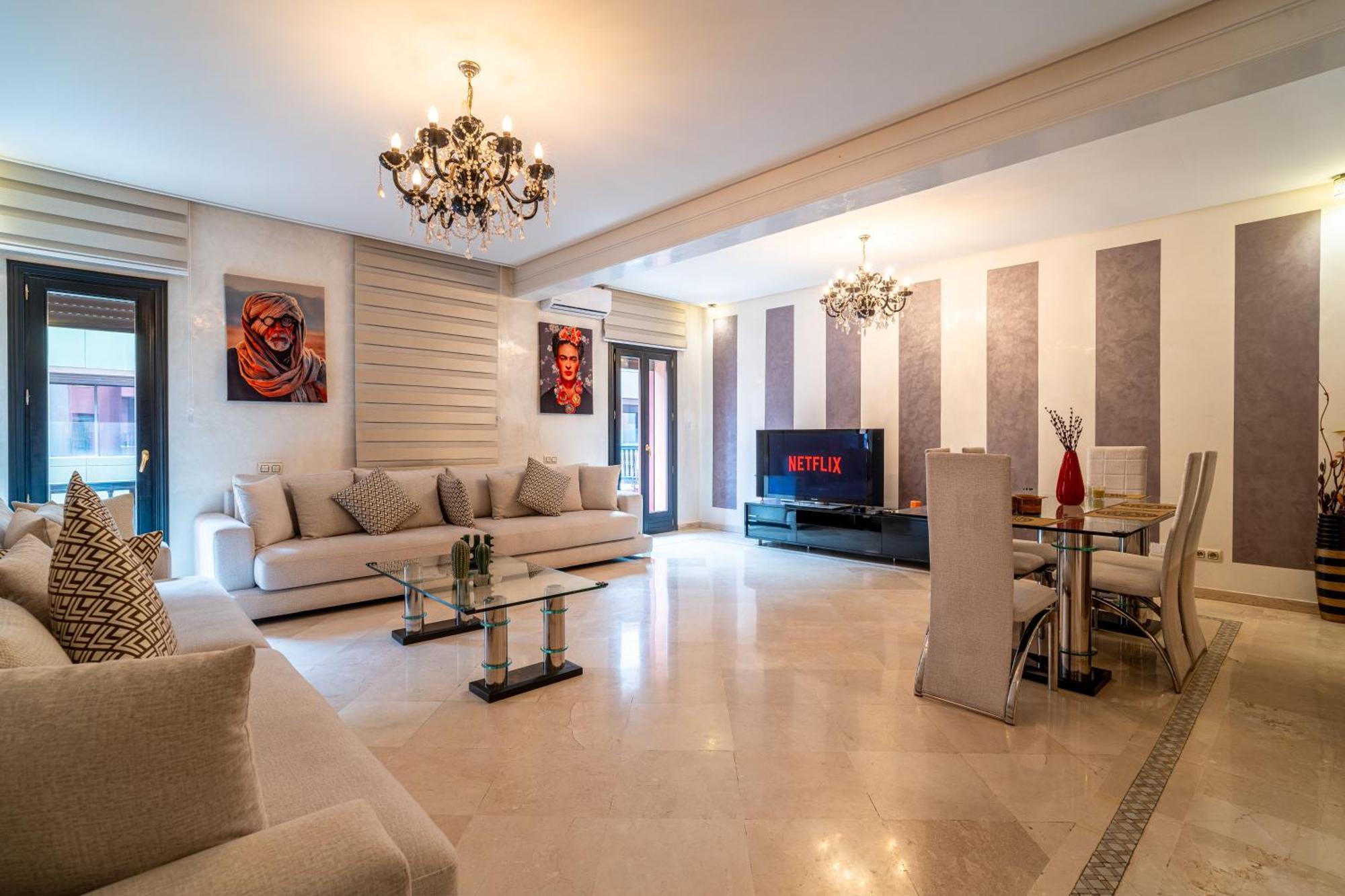 Appartement Haut Standing Gueliz Plaza Marrakesh Extérieur photo